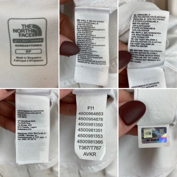 North Face Flight Series Long Sleeve 1/4 Zip Pullover Size Small Vaper Wick - Picture 13 of 13